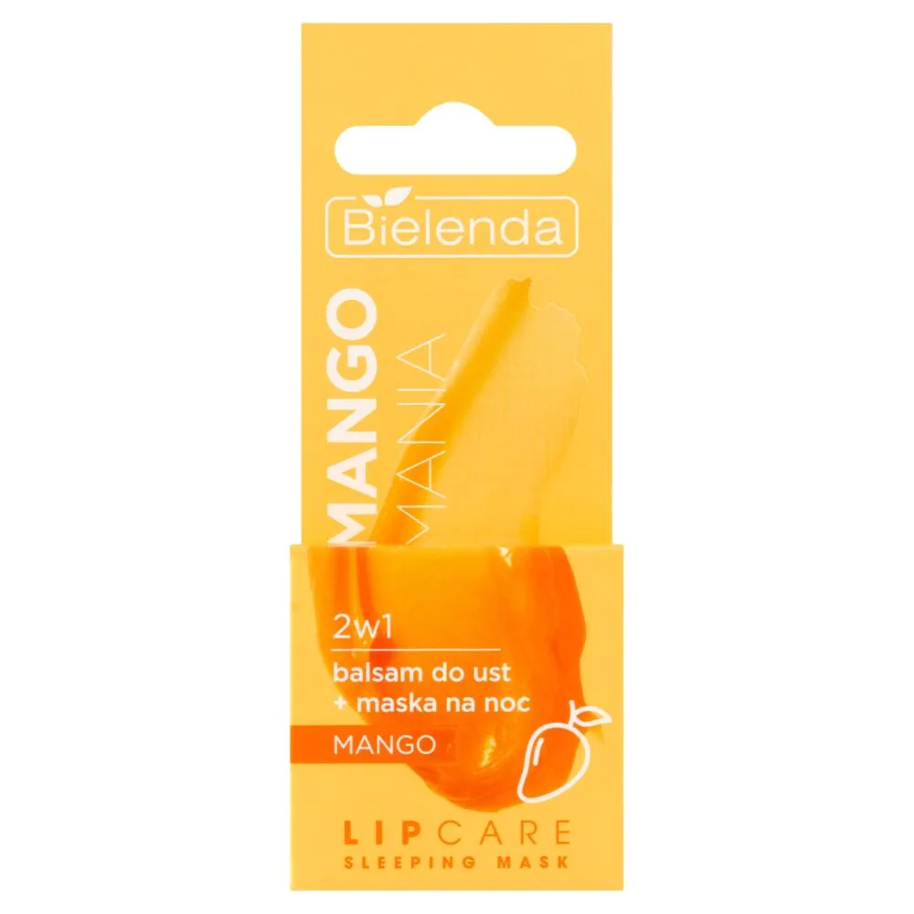 Bielenda Lip Care Sleeping Mask Mango Mania 2σε1 lip balm + Μάσκα νύχτας με μάνγκο