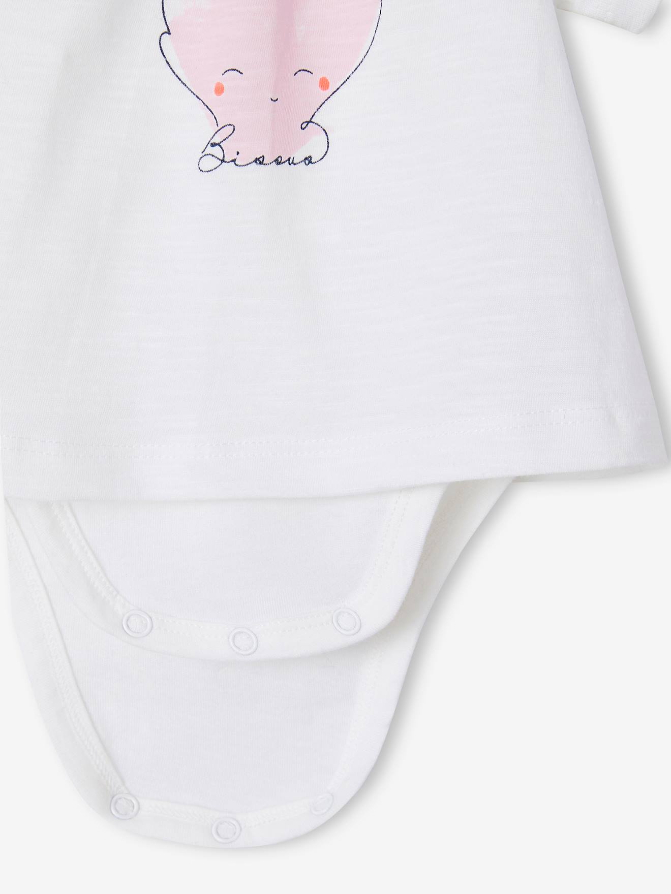Vertbaudet Baby Shirtbody - weiß