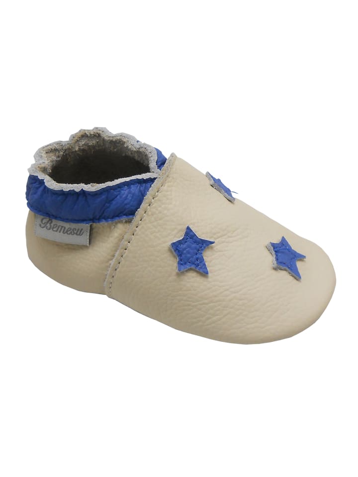 Yalion Leder-Krabbelschuhe 