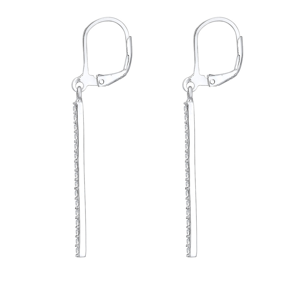 Elli Elli by Julie & Grace Boucles d'Oreilles Geo Look avec des Cristaux Boucles d'Ore Boucles d'oreilles