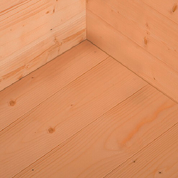 Design-Gartenhaus mit Lounge-Anbau