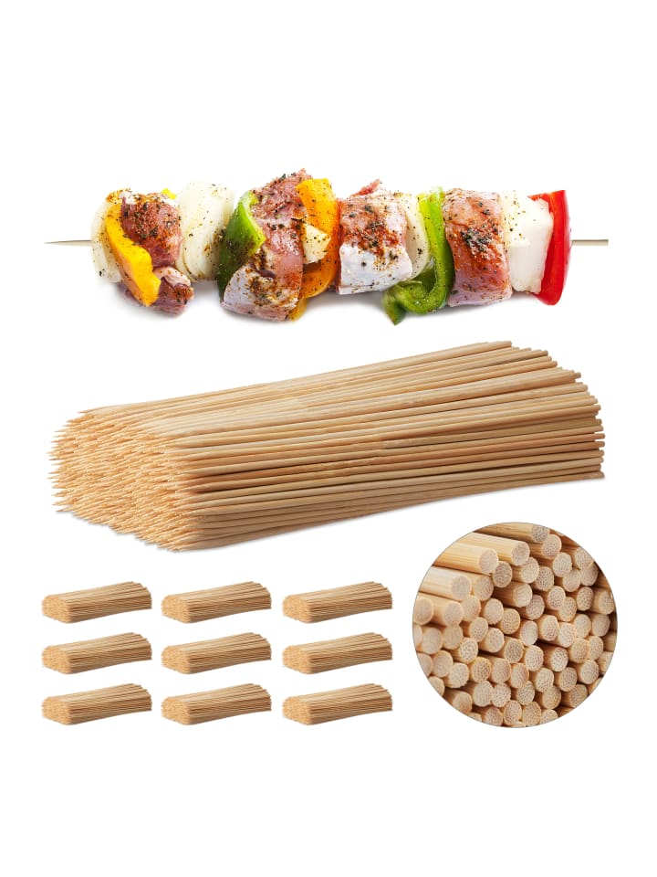 relaxdays 5000x Schaschlikspieße in Natur günstig kaufen onesize