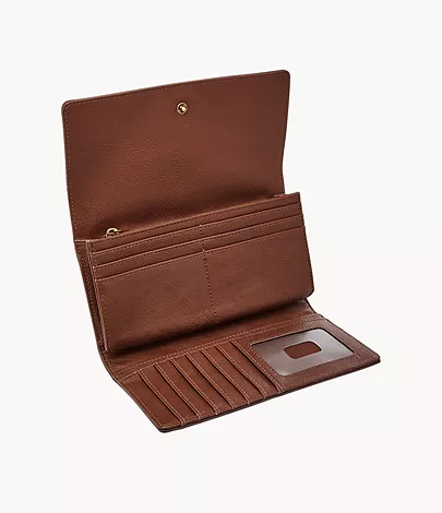 Fossil Flap Clutch Logan RFID