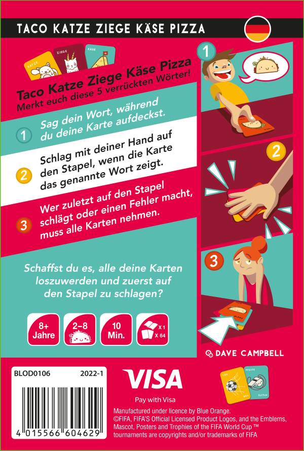 Taco Katze Ziege Käse Pizza (FIFA-Edition)