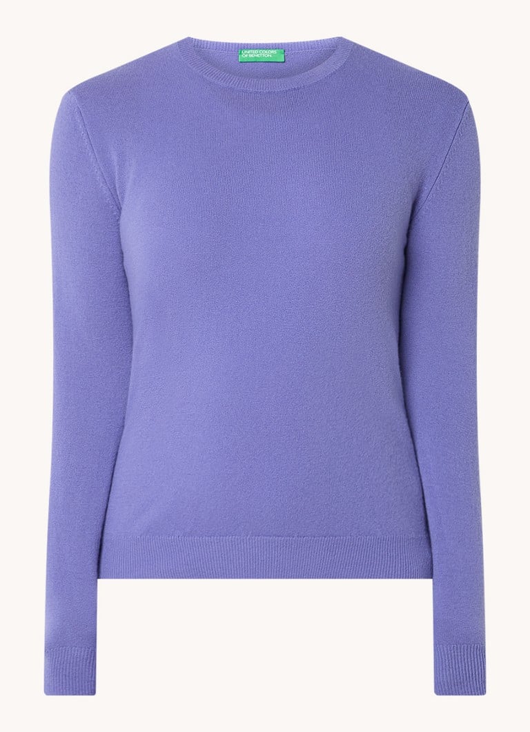 Maglione Benetton in lana merino a maglia fine