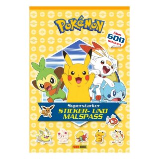 Pokémon Buch - Superstarker Sticker- und Malspaß