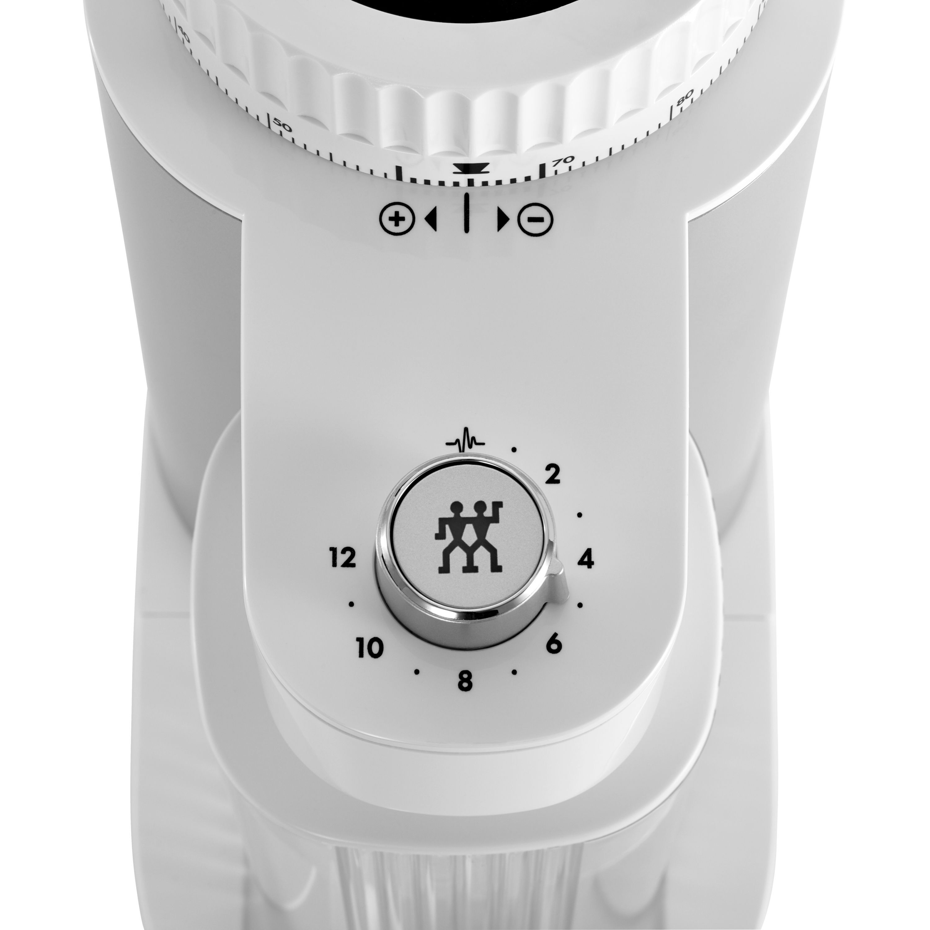 Kaffeemühle, Silber-Weiß