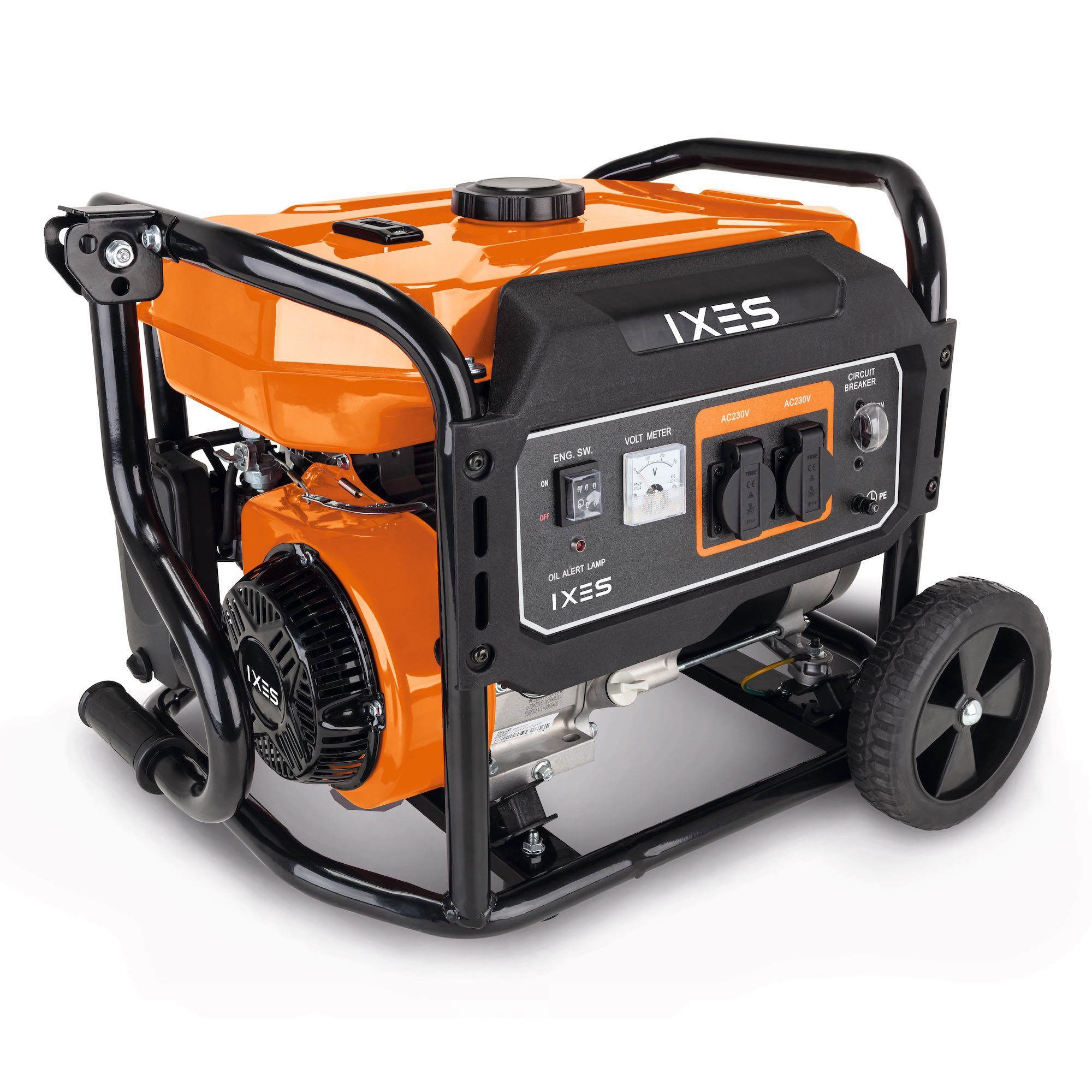 Scheppach Stromgenerator IXES 2800W Stromerzeuger Benzin AVR Notstromaggregat Generator 2x 230V, 4.4 in kW
