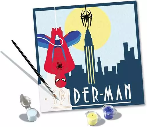 CreArt Spider-Man - Malen nach Zahlen für Erwachsene