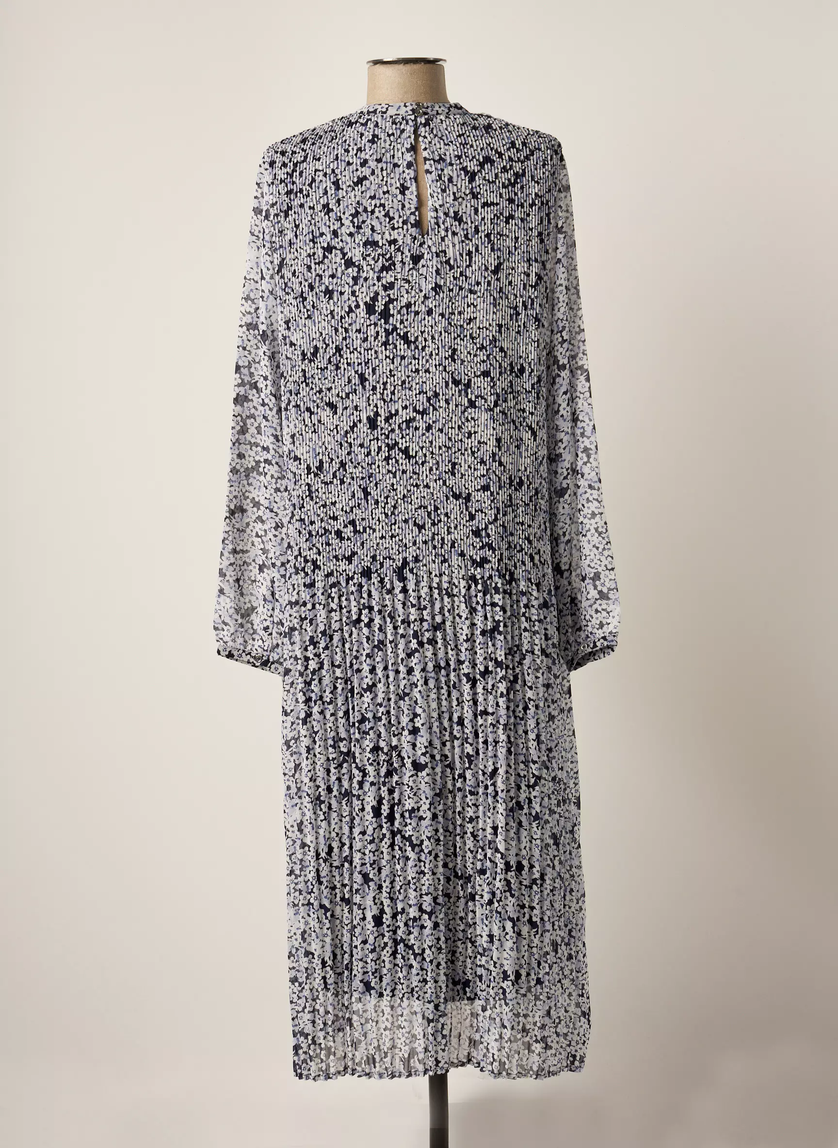 Vila Robes Mi Longues Femme couleur bleu