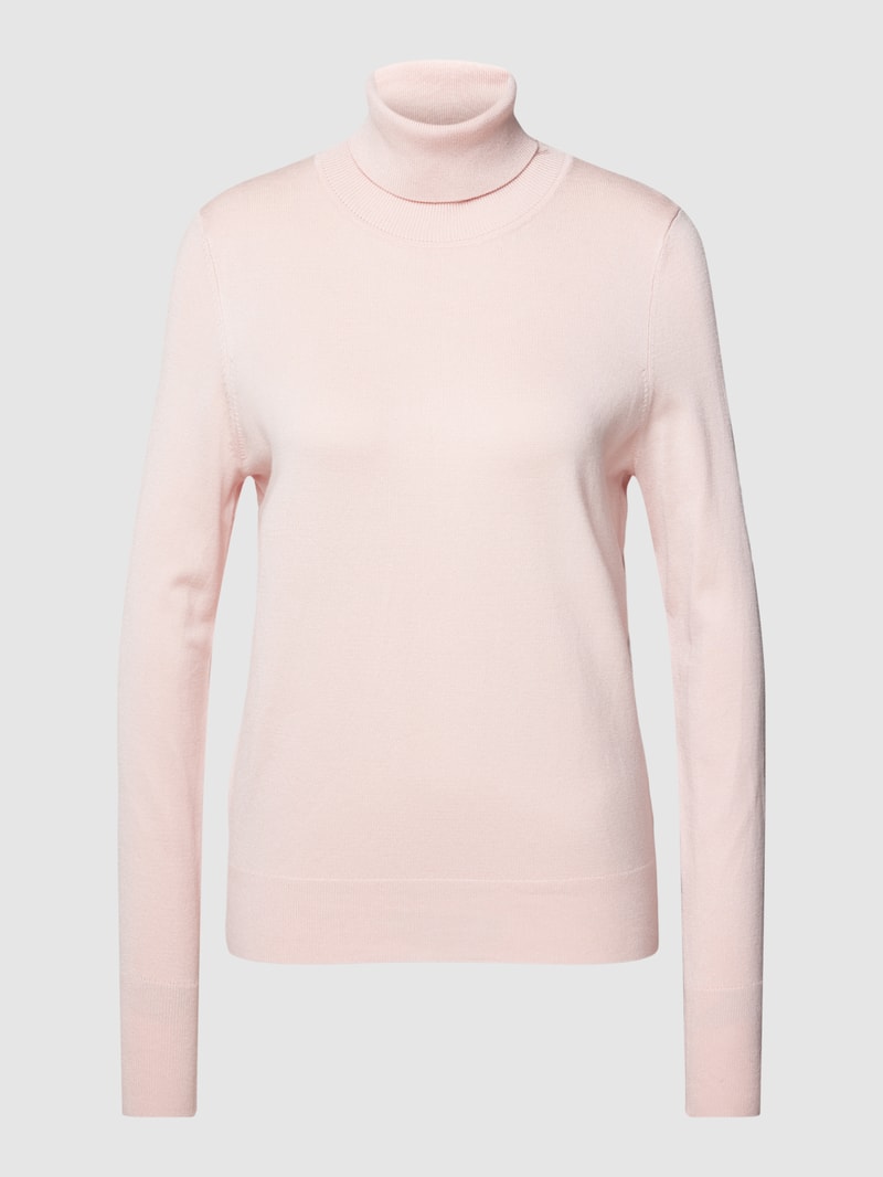 Longsleeve mit Rollkragen in rosa