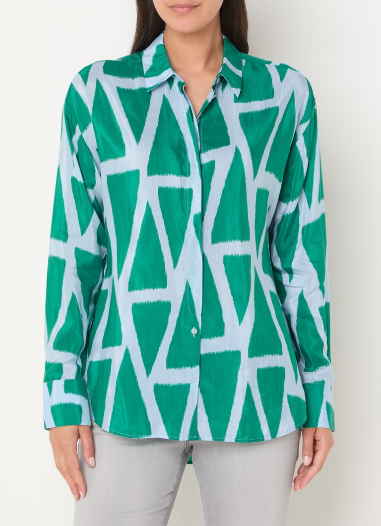 Espresso Blouse with graphic print