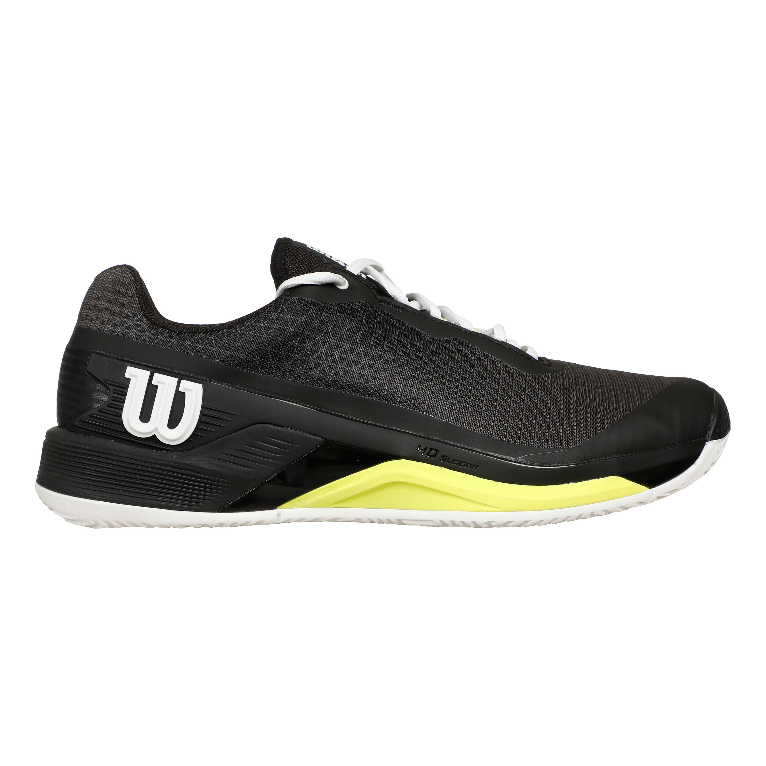 Rush Pro 4.0 Sandplatzschuh Herren - Schwarz, Weiß