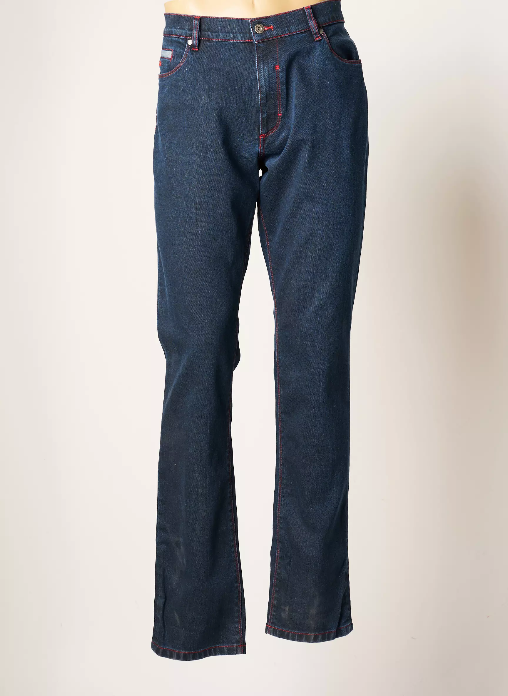 Saint Hilaire Jeans Coupe Droite Homme couleur bleu