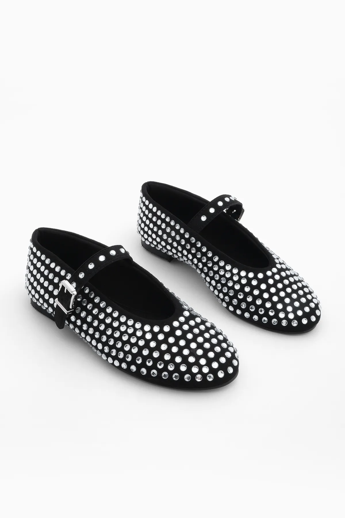 Marjin  Damen-Ballerinas „Helm Stoned“ Mary Jane Tevila Schwarz