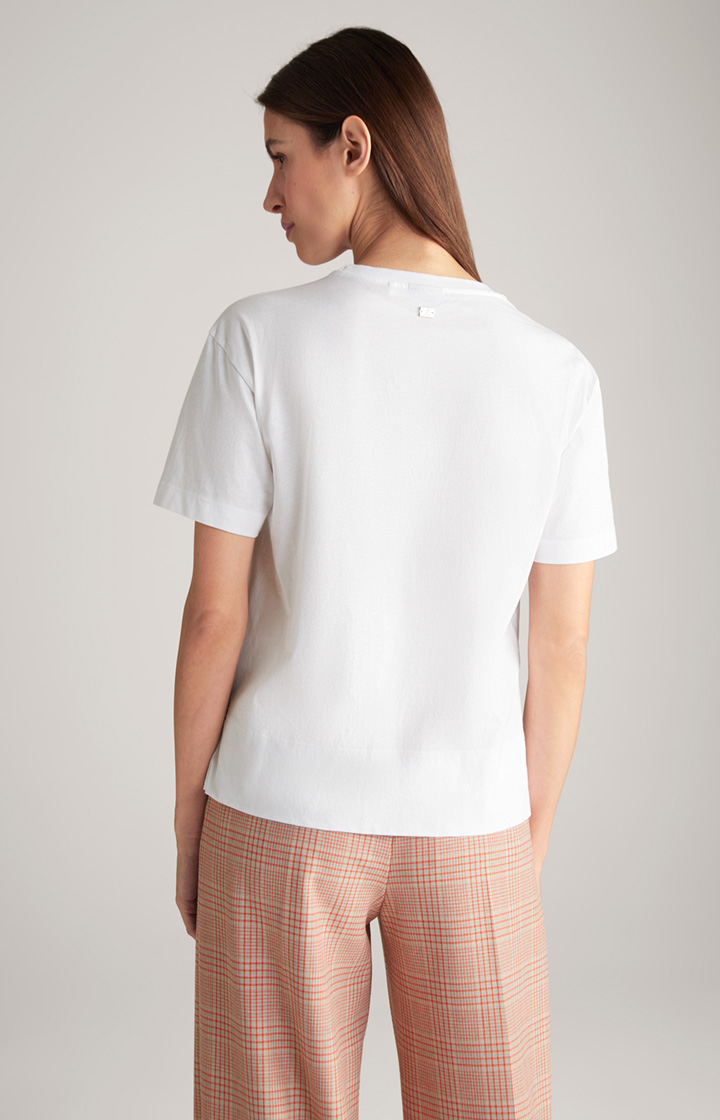 Baumwoll-T-Shirt in Weiß