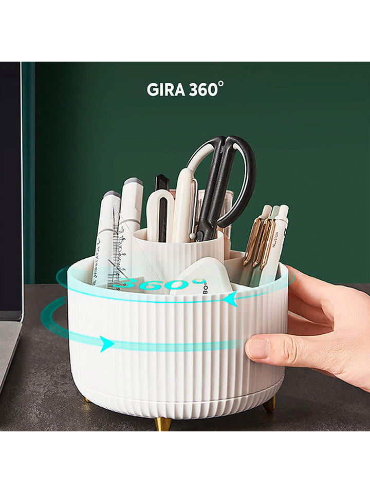 Joybos Makeup-Organizer in Weiß - (H)12,5 x Ø 15 cm günstig kaufen onesize