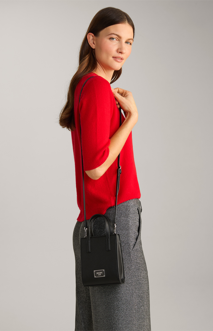 Tote Bag Cofano Rami in Schwarz