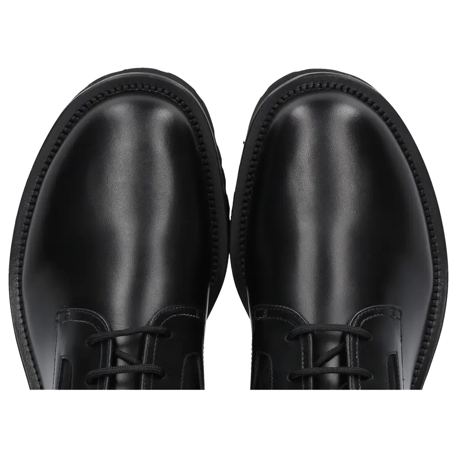 Valentino Garavani - Schnürboots TOILE ICONOGRAPHE Kalbsleder - schwarz