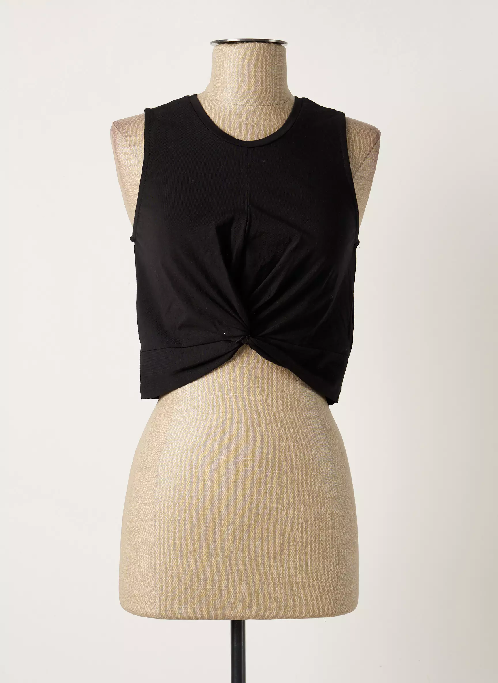 Noisy May Crop Tops Femme couleur noir