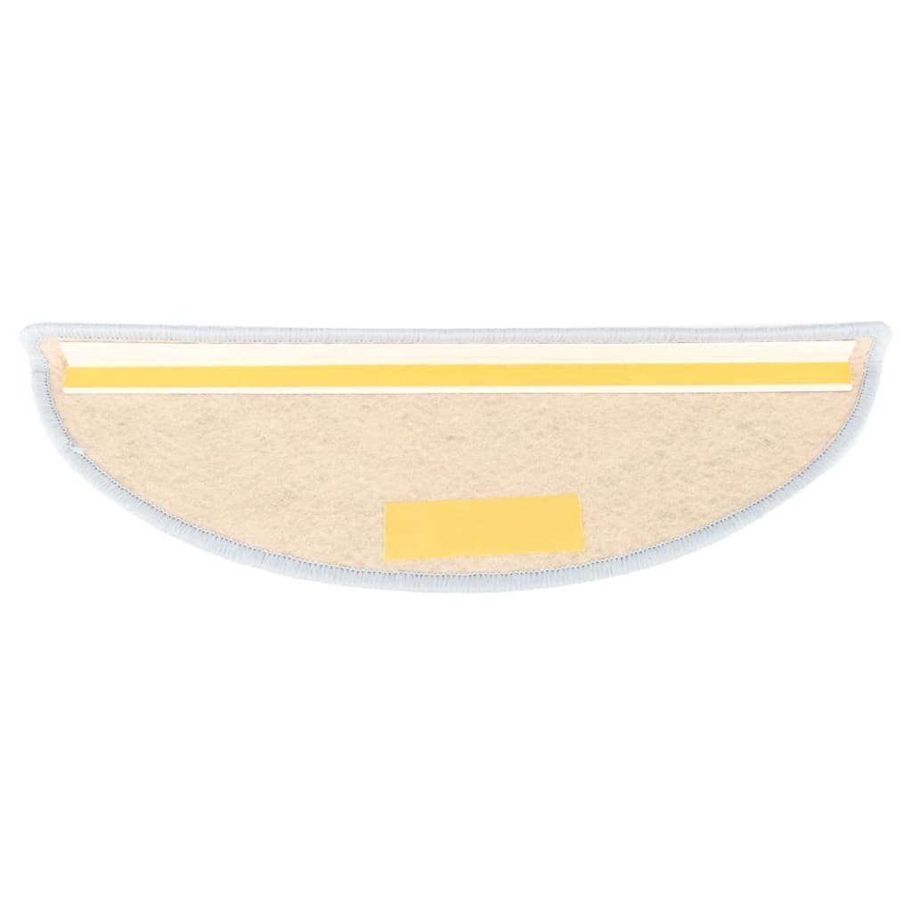 Stufenmatte Treppenmatten Selbstklebend Sisal-Optik 15 Stk. 56x17x3cm Blau, vidaXL, Rechteckig, Höhe: 0.53 mm