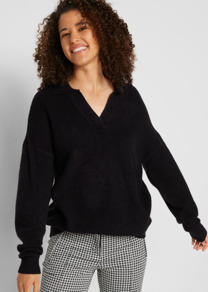Pullover mit Kragen