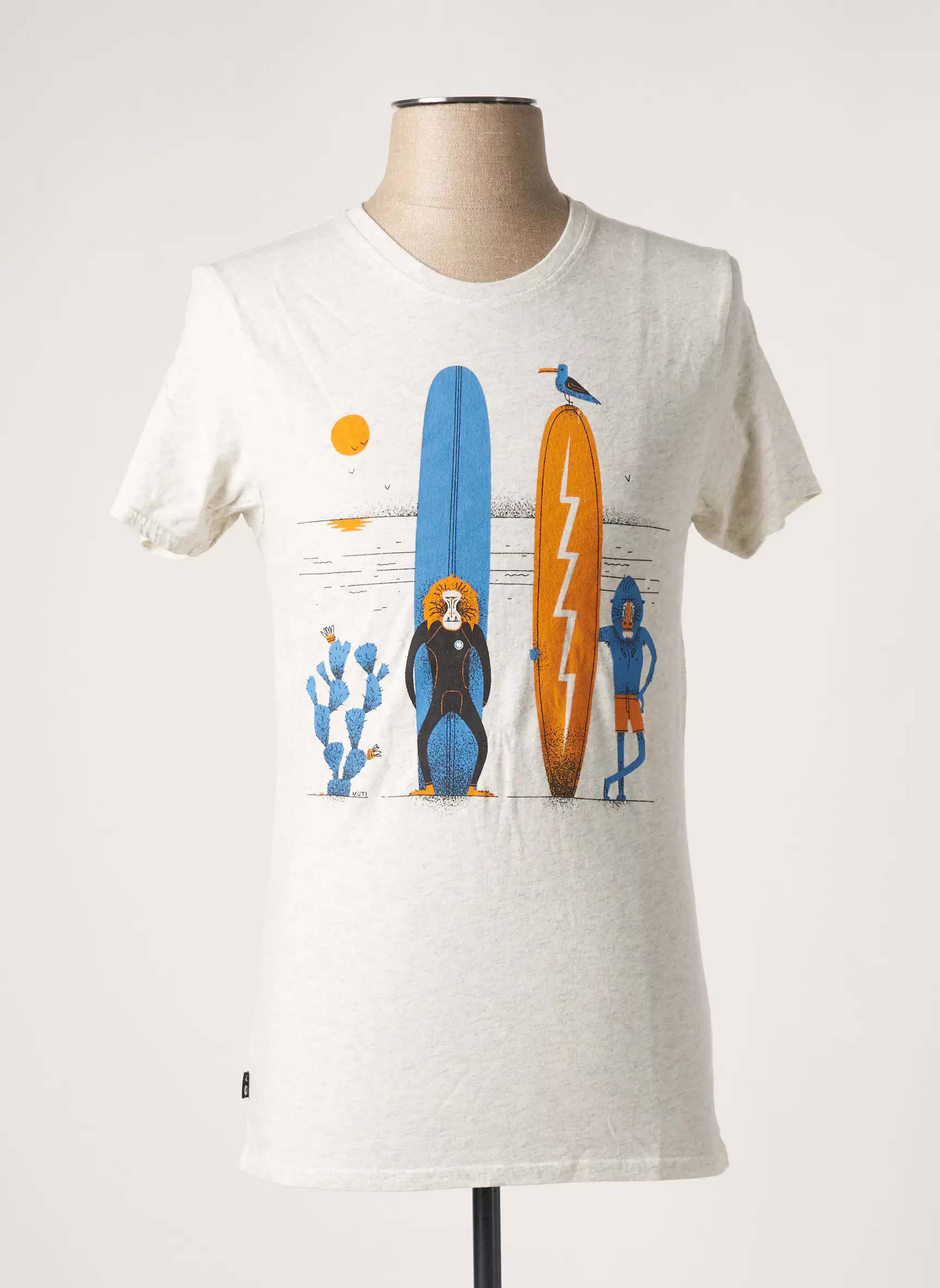 Stepart Tshirts Homme couleur beige