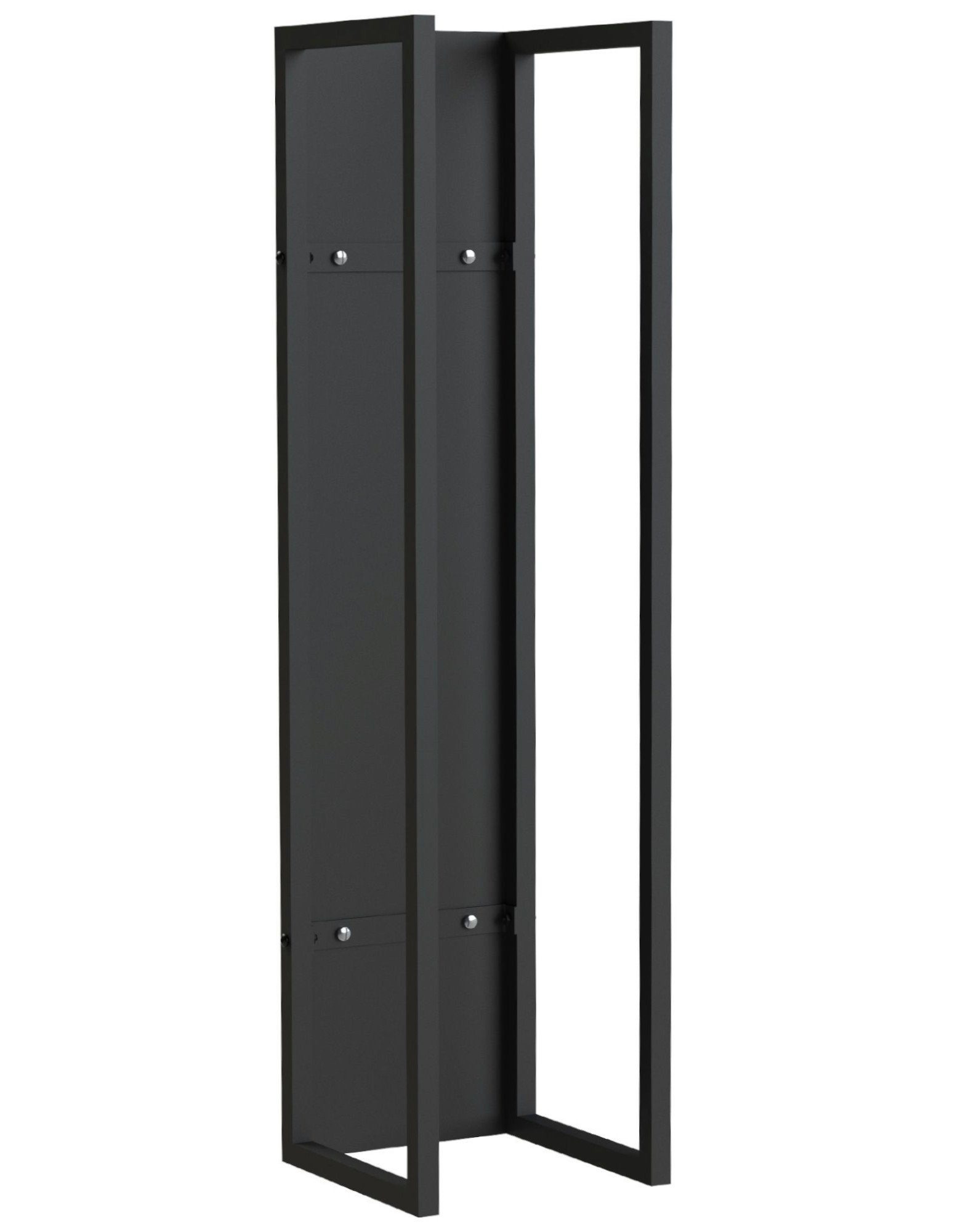 DanDiBo Kaminholzregal DanDiBo Kaminholzregal Metall Schwarz Kaminholzständer 100 - 120 cm
