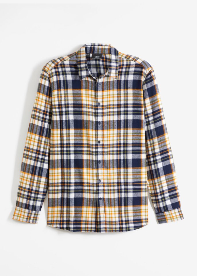 Flanell-Langarmhemd