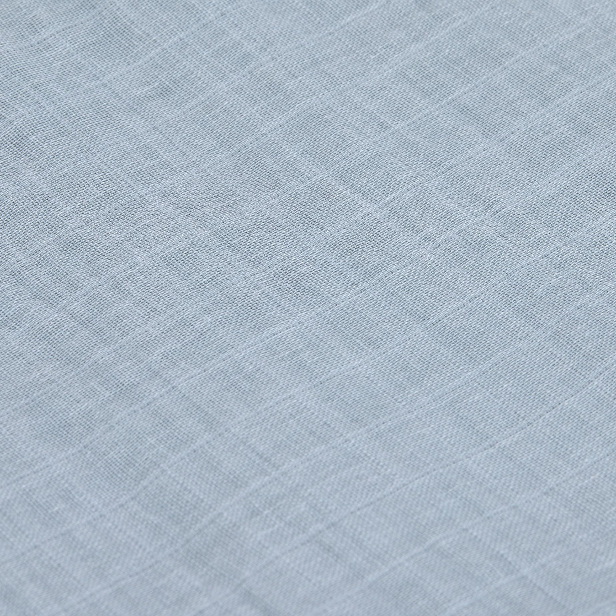 Mulltücher 3er Set 85 x 85 cm - Regenbogen, Hellblau