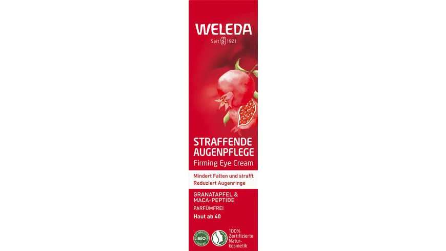 Weleda GRANATAPFEL Straffende Augenpflege Granatapfel & Maca-Peptide 12 ml