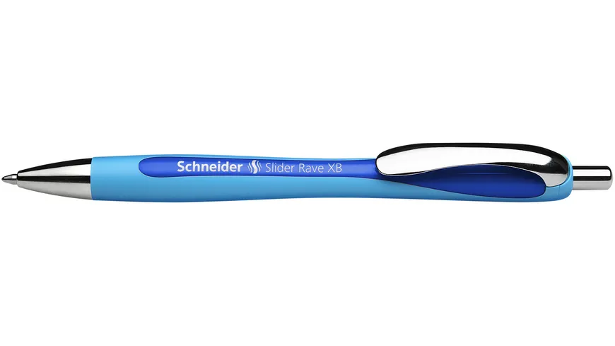 Schneider Kugelschreiber SLIDER RAVE XB cyan/blau