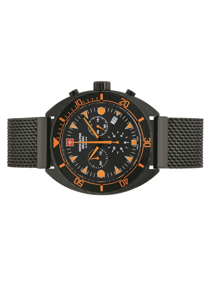 Swiss Military Quarzuhr 7066.9179SAM in schwarz günstig kaufen onesize
