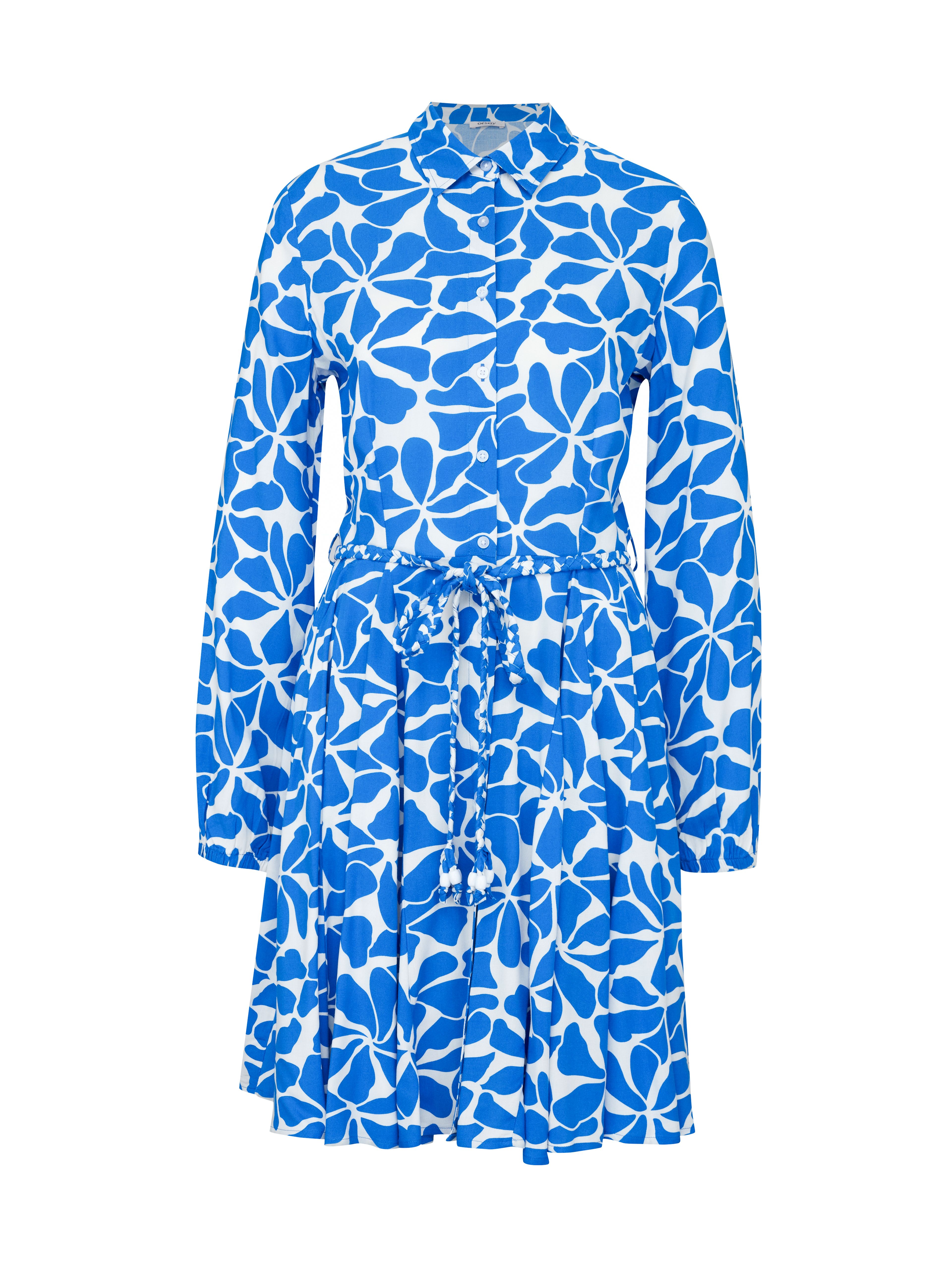 Blaues Damen-Hemdkleid ORSAY