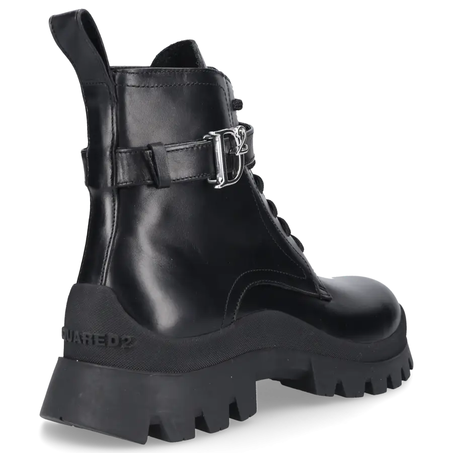 Dsquared2 - Schnürstiefeletten COMBAT schwarz - schwarz