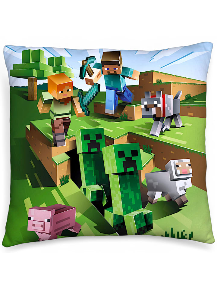 Minecraft Dekokissen Minecraft - (L) 40 cm x (B) 40 cm in Bunt günstig kaufen 40