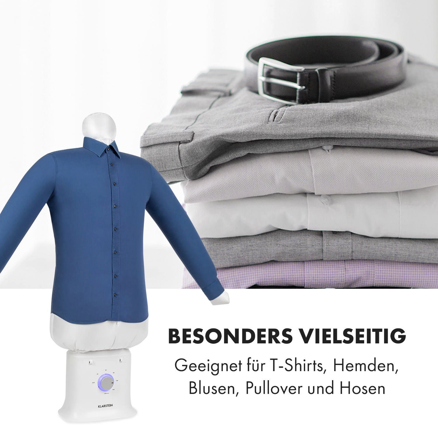 Klarstein Trockenbügeleisen ShirtButler Deluxe, 1250 W