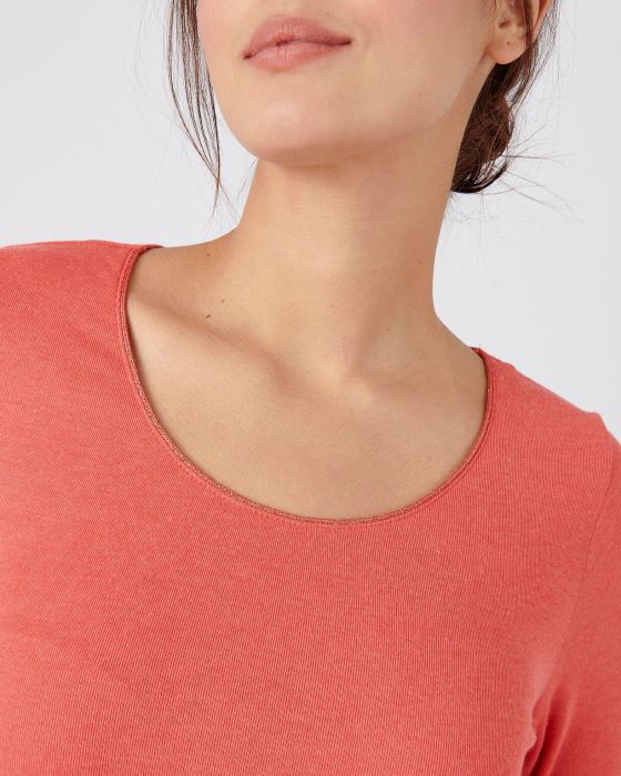 Tee-shirt manches longues Thermolactyl Sensitive, biais fils brillants