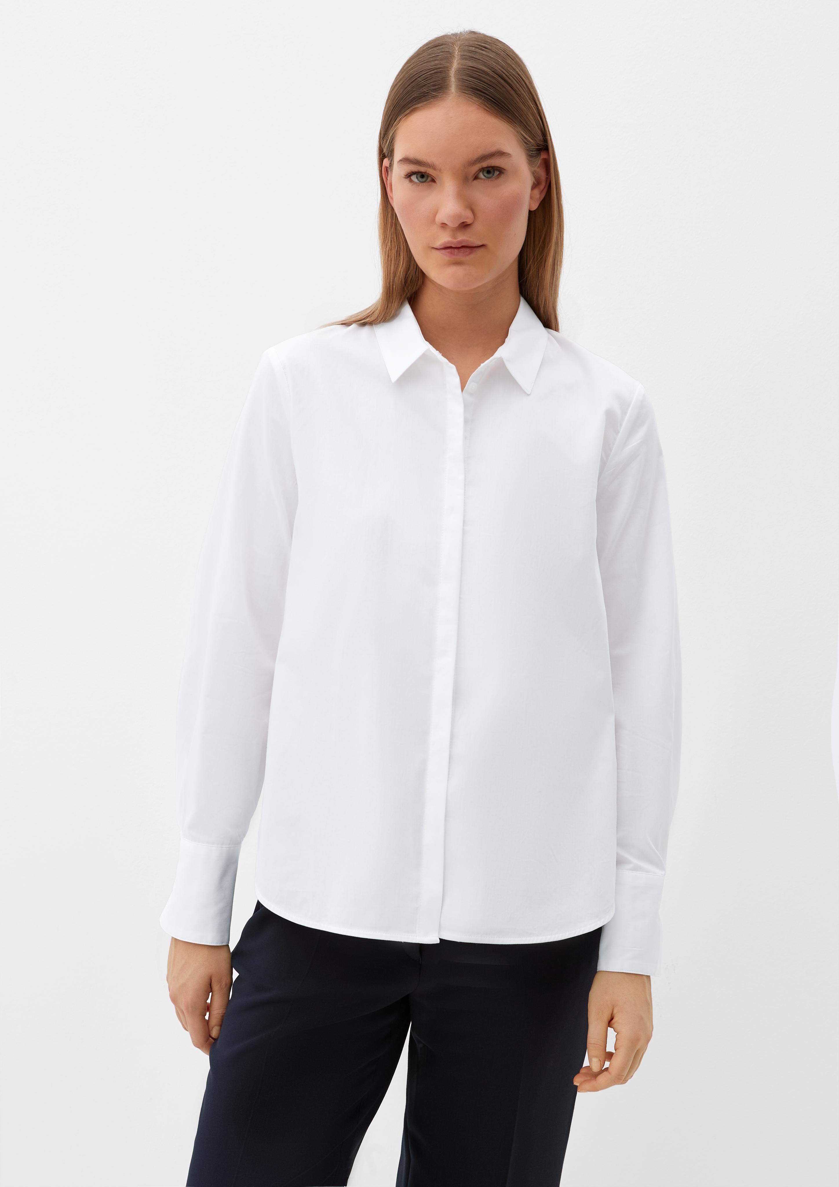 Bluse mit verdeckter Knopfleiste  2127856-0100