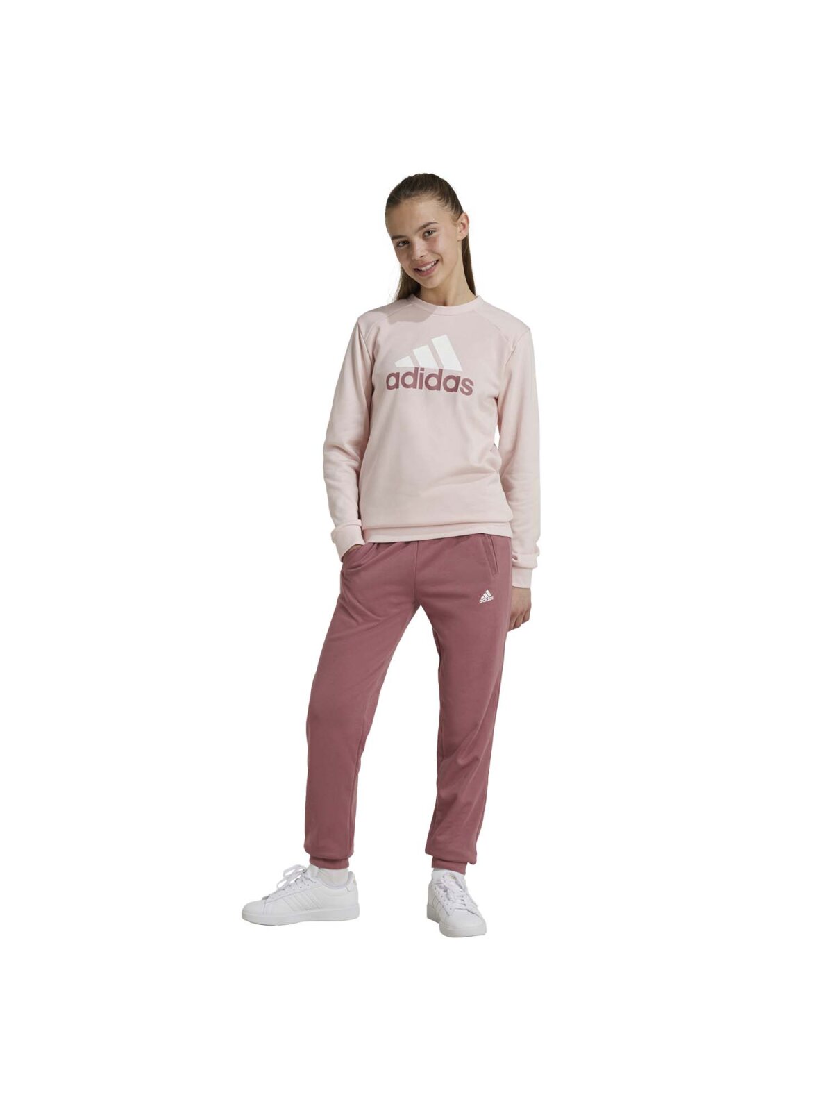 Adidas Essentials Jogginganzug Kinder rosa