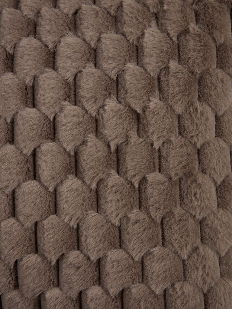 Almofada decorativa HVIDTBLOMME 45x45 areia escura
