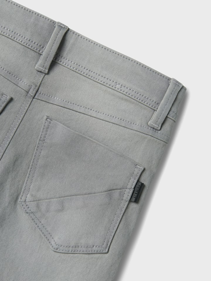 name it Stretch Jeans Shorts Kurze Denim Hose 5-Pocket in Hellgrau günstig kaufen