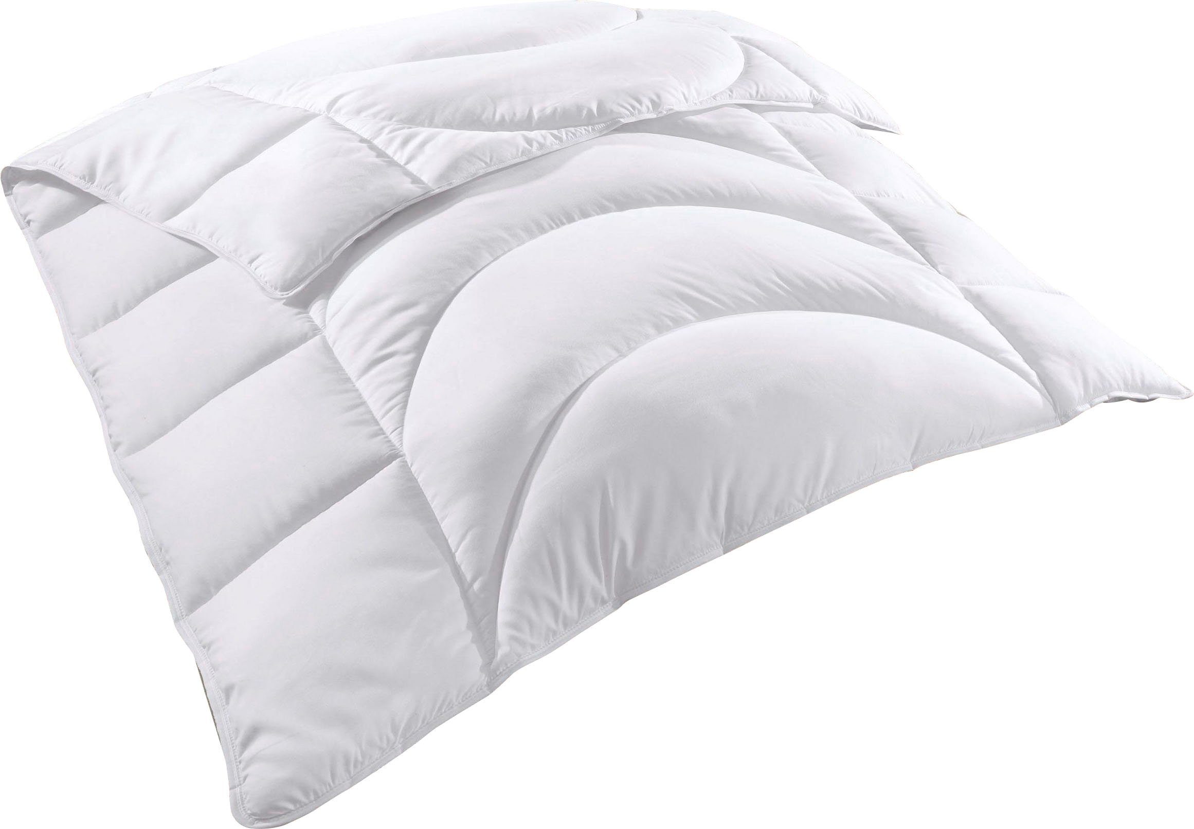 Steppbett + Kopfkissen, Microlux, in 4 Farben erhältlich, my home, Füllung: Polyester, 2-Tlg. Set in 135x200cm & Kissen 80x80 cm.