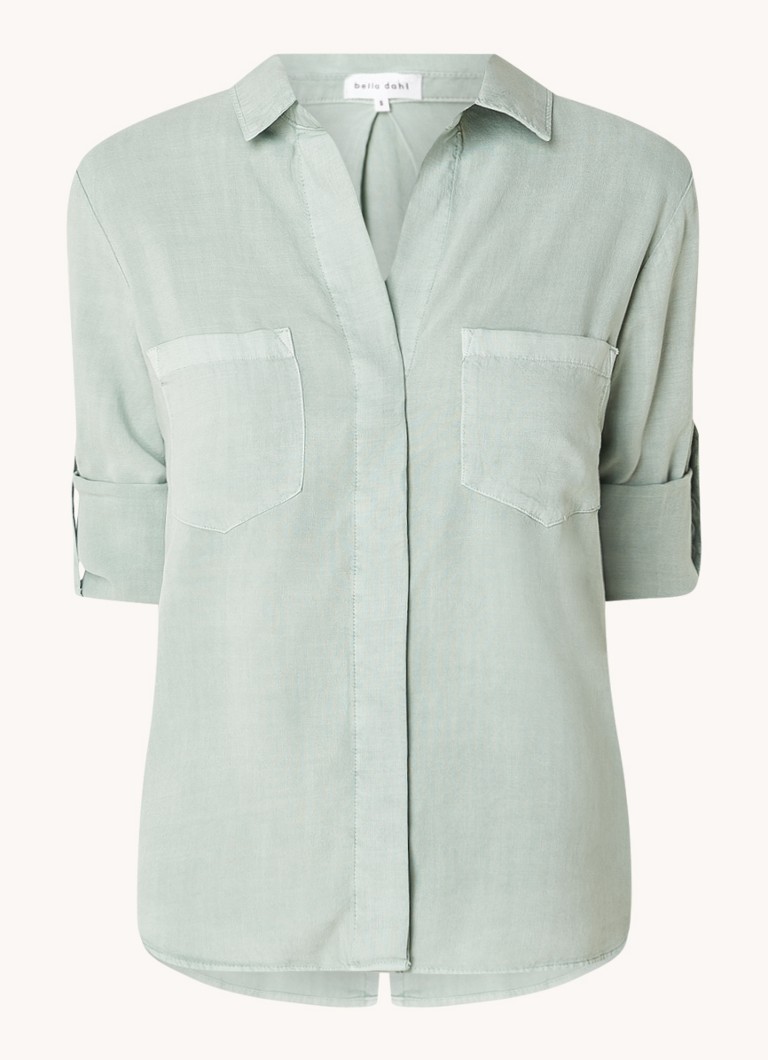 Blouse Bella Dahl en lyocell avec poches poitrine