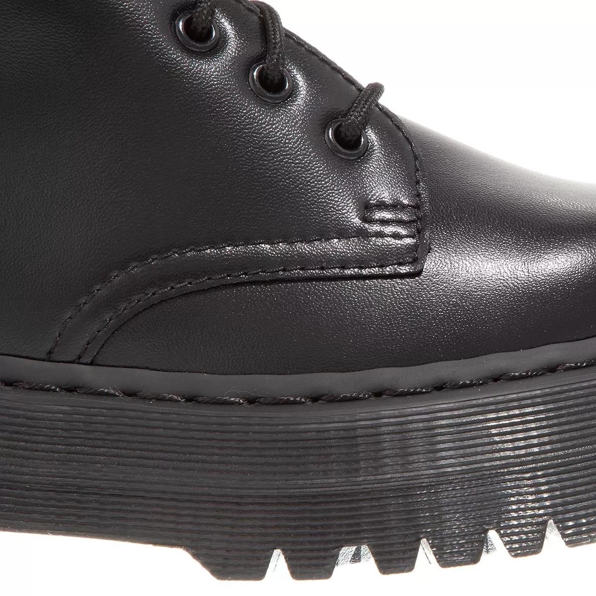 DR. MARTENS Schnür-Stiefeletten schwarz V JADON II MONO BLACK FELIX RUB OFF