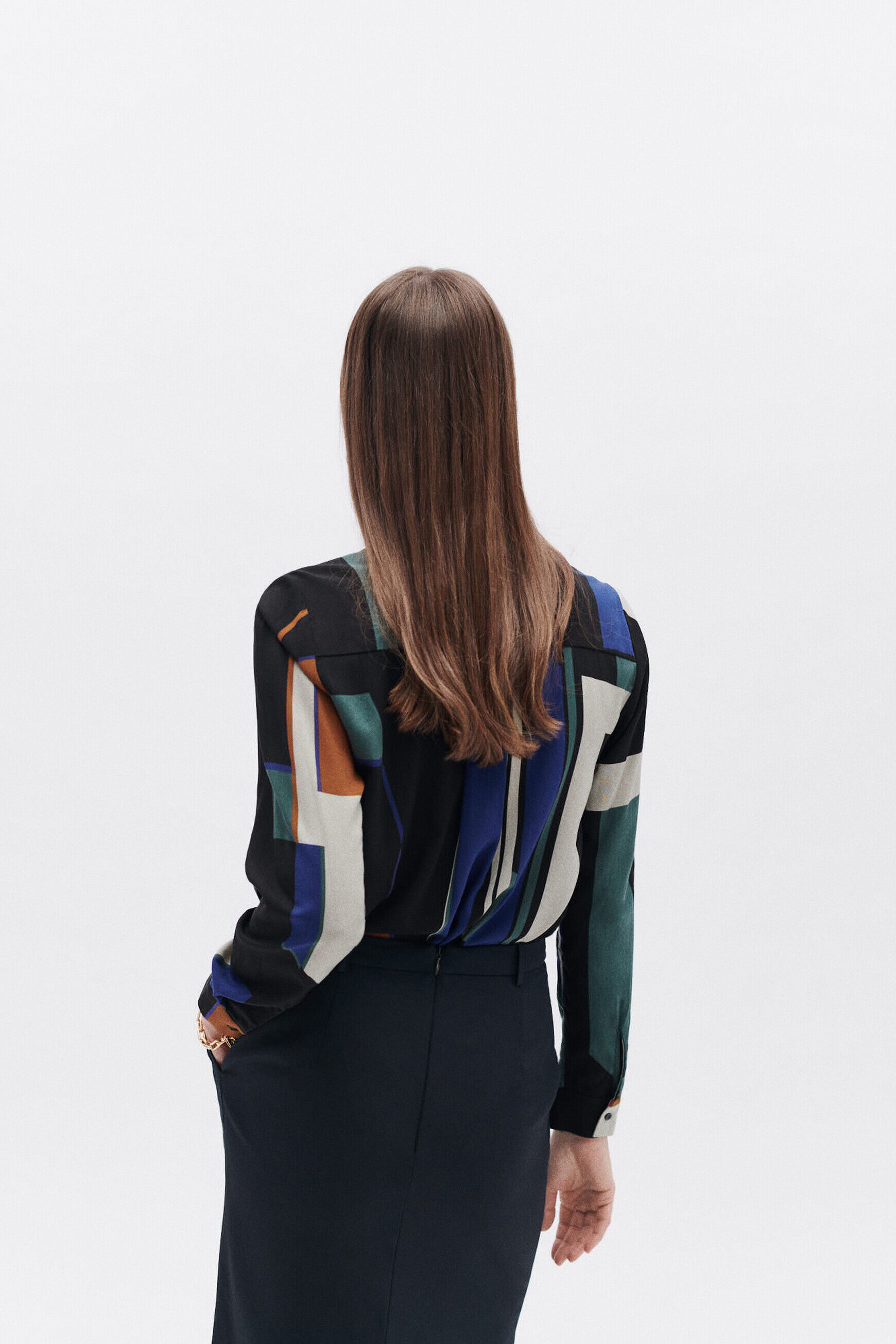 Blouse lovely1 bleu electrique femme
