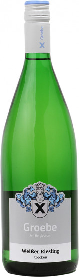 2021 Weißer Riesling trocken Bio 1,0 L - Weingut Groebe am Bergkloster