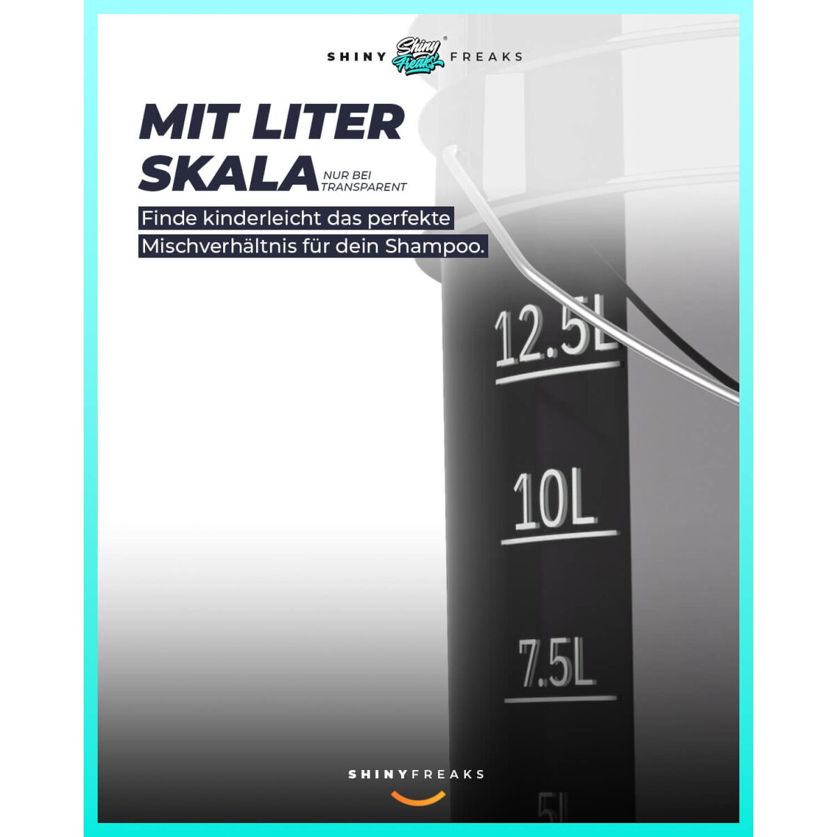 chemicalworkz Performance Buckets Wascheimer 5GAL Schwarz
