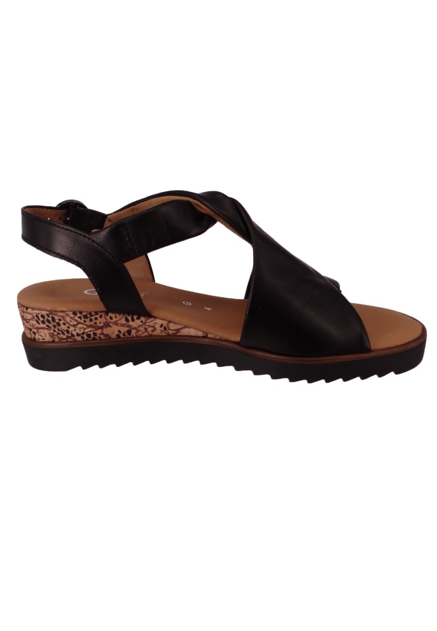 GABOR Klassische Sandalen schwarz Comfort 22