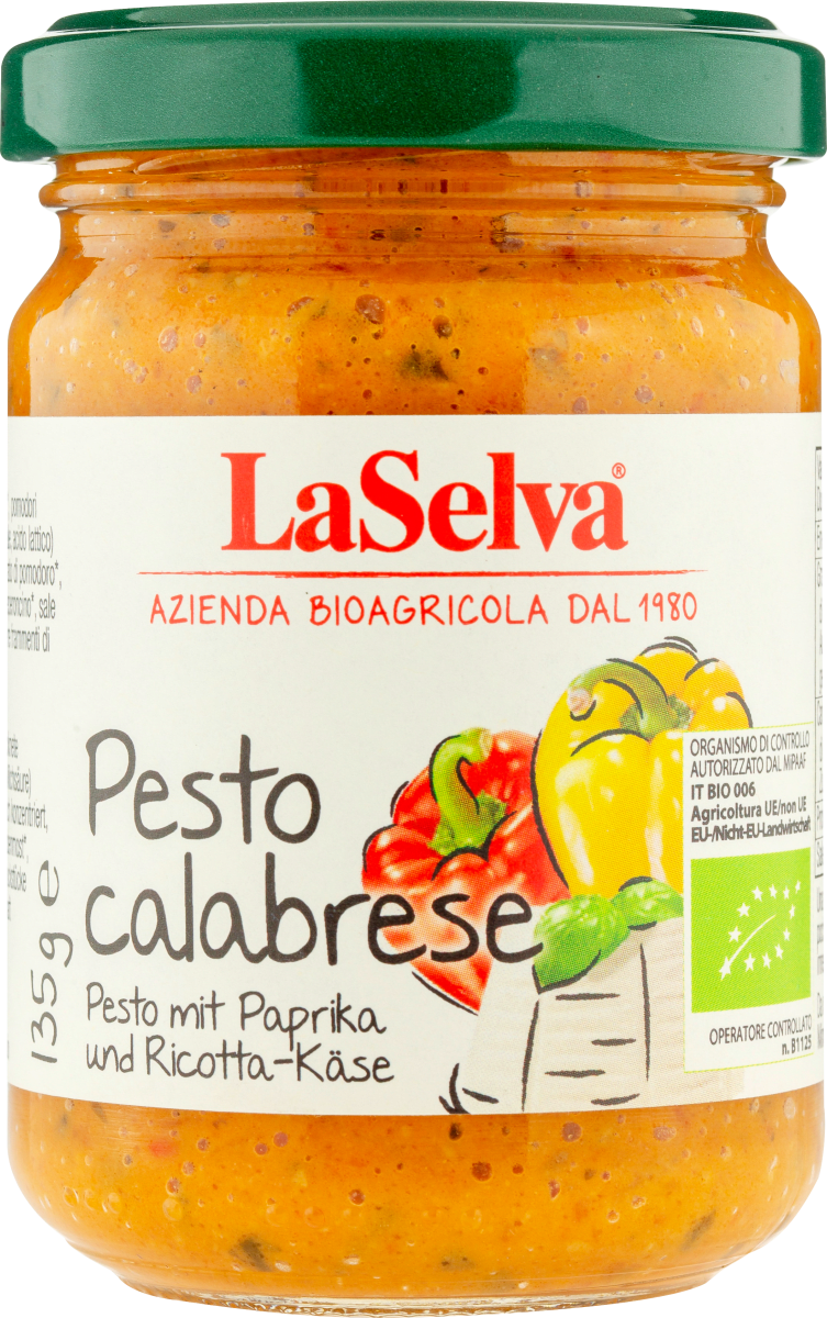 Pesto mit Paprika & Ricotta, 135 g